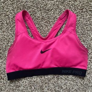 Pink Nike Sports Bra